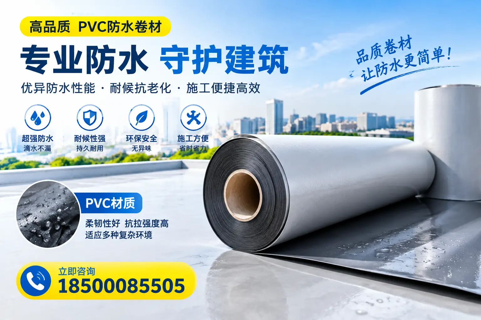 PVC防水卷材的安全性分析，呼和浩特居民需了解的知识